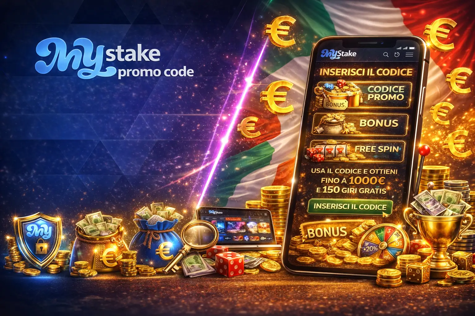 Mystake Italia promo code 2026