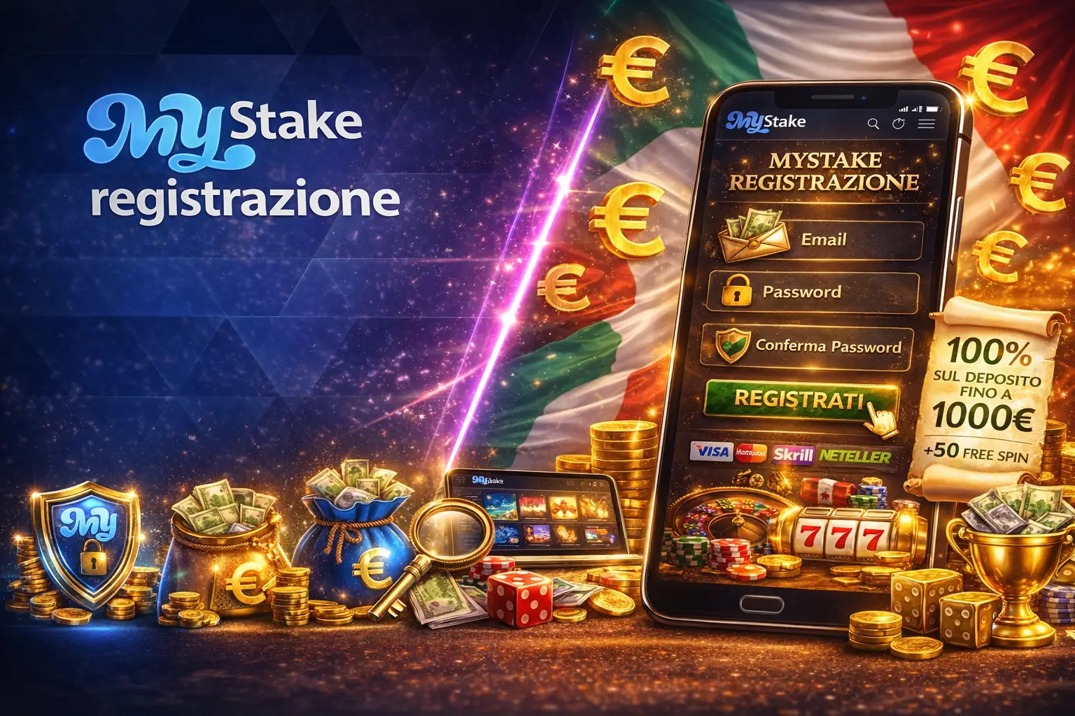 Registrazione tramite social